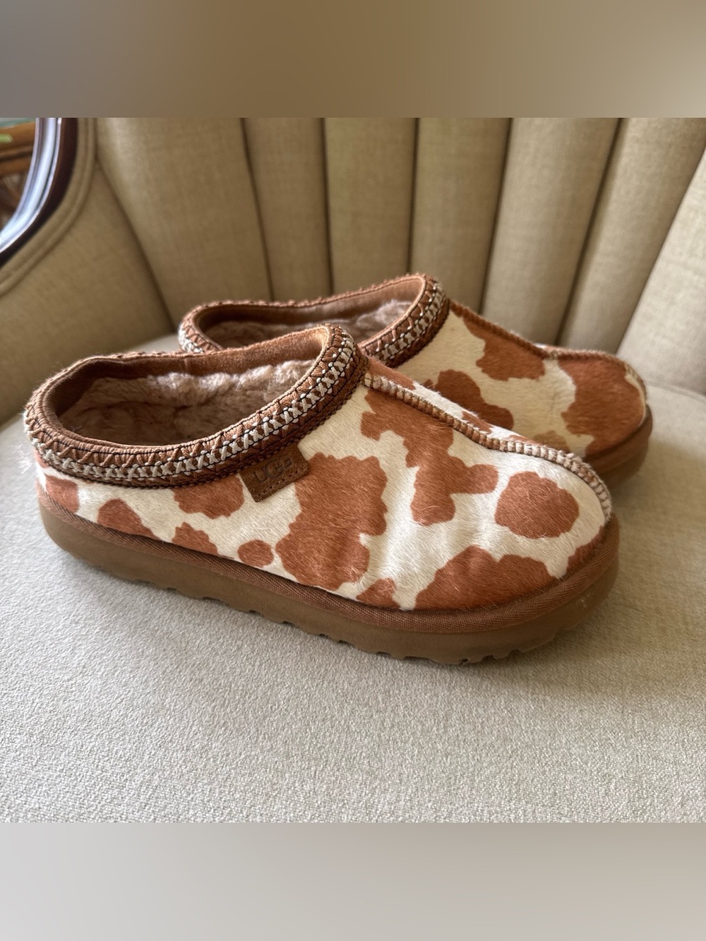 ugg cow hide tasmans